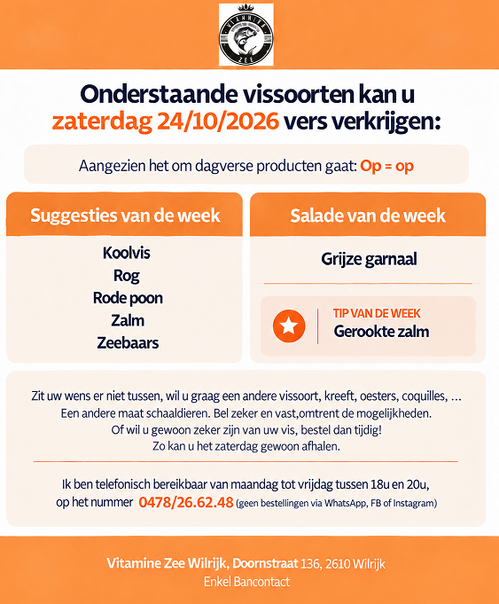 Suggestie van de week